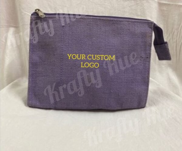 Jute Cosmetic Kit Bag