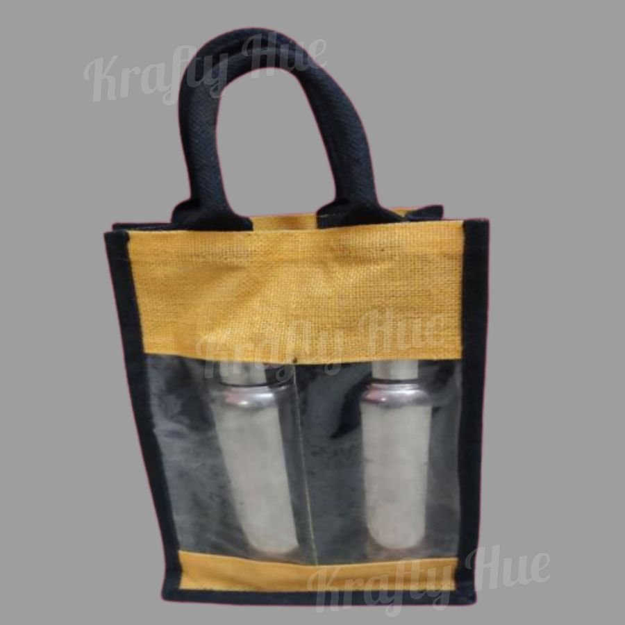 Two Bottle Visible Wine Bag
